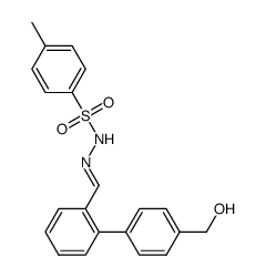N'-((4'-(hydroxymethyl)biphenyl-2-yl)methylidene)-4-methylbenzenesulfonohydrazide Structure