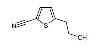 5-(2-hydroxyethyl)thiophene-2-carbonitrile structure