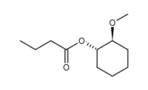 trans-2-methoxycyclohexyl butanoate结构式