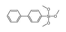 trimethoxy-(4-phenylphenyl)silane结构式