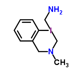 N-(2-Iodobenzyl)-N-methyl-1,2-ethanediamine结构式