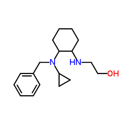 2-({2-[Benzyl(cyclopropyl)amino]cyclohexyl}amino)ethanol Structure