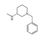 (R)-1-benzyl-N-methylpiperidin-3-amine结构式