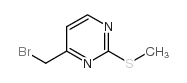 4-溴甲基-2-甲巯基嘧啶结构式