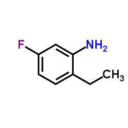 2-Ethyl-5-fluoroaniline结构式