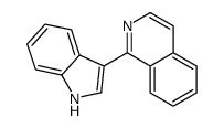 1-(1H-indol-3-yl)isoquinoline结构式