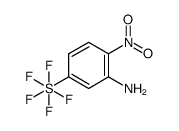 2-nitro-5-(pentafluorosulfanyl)aniline结构式