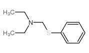 Ethanamine,N-ethyl-N-[(phenylthio)methyl]- Structure