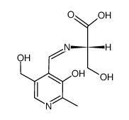 N-pyridoxylidene-L-serine Structure