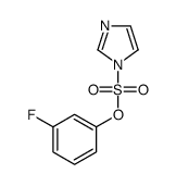 3-fluorophenyl 1H-imidazole-1-sulfonate Structure