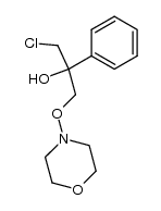 N-[(3-chloro-2-hydroxy-2-phenylpropyl)oxy]morpholine结构式