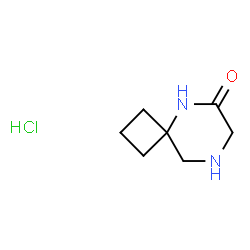 5,8-Diaza-spiro[3.5]nonane-6-one hydrochloride Structure