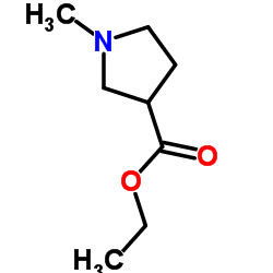 Ethyl 1-methyl-3-pyrrolidinecarboxylate Structure