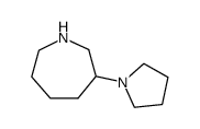 3-(1-pyrrolidinyl)homopiperidine结构式