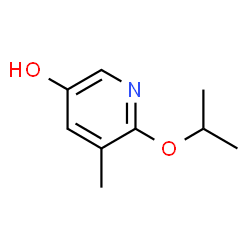 5-Hydroxy-2-isopropoxy-3-methylpyridine结构式