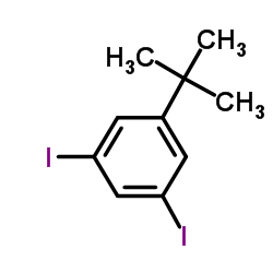 1-tert-butyl-3,5-diiodobenzene结构式