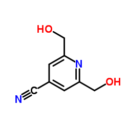 2,6-Bis(hydroxymethyl)isonicotinonitrile Structure