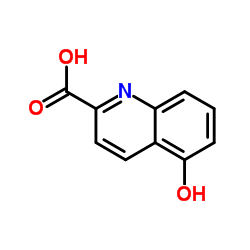 5-Hydroxy-2-quinolinecarboxylic acid Structure