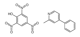 2-methyl-4-phenylpyridine,2,4,6-trinitrophenol结构式