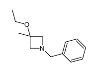 Azetidine, 3-ethoxy-3-methyl-1-(phenylmethyl)- (9CI)结构式