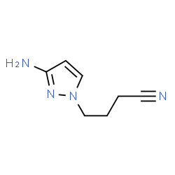 1H-Pyrazole-1-butanenitrile,3-amino-(9CI) Structure