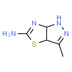 1H-Pyrazolo[3,4-d]thiazol-5-amine,3a,6a-dihydro-3-methyl- Structure