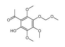 1-(2-hydroxy-3,4,6-trimethoxy-5-(methoxymethoxy)phenyl)ethan-1-one Structure