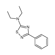 N,N-diethyl-3-phenyl-1,2,4-thiadiazol-5-amine Structure