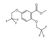 methyl 2,5-bis(2,2,2-trifluoroethoxy)benzoate Structure