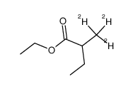 ethyl 2-methylbutanoate-d3结构式