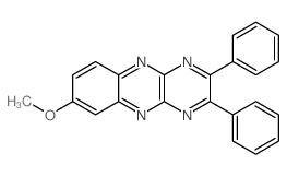 2,3-Diphenylpyrazino(2,3-b)quinoxalin-7-yl methyl ether Structure