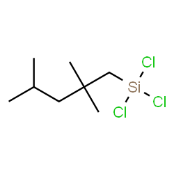 Trichloro(2,2,4-trimethylpentyl)silane structure