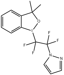 Alcohol Togni-(PyrazolylCF2CF2)-reagent结构式