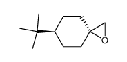 4-tert-Butyl-1-methylen-cyclohexan-epoxid, trans结构式
