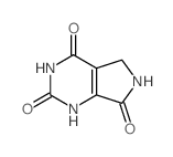 2,4,8-triazabicyclo[4.3.0]non-10-ene-3,5,9-trione结构式