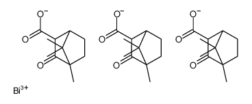2-Oxo-3-bornanecarboxylic acid bismuth salt结构式