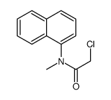 2-chloro-N-methyl-N-naphthalen-1-ylacetamide Structure