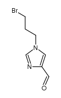 1-(3-bromopropyl)-1H-4-imidazolecarbaldehyde结构式