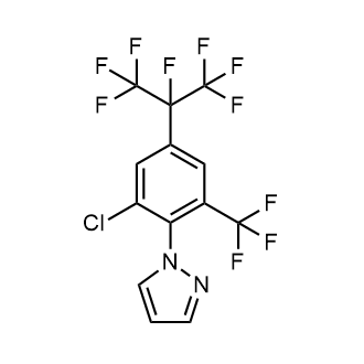 1-(2-氯-4-(全氟丙烷-2-基)-6-(三氟甲基)苯基)-1H-吡唑图片