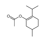 2-(isopropyl)-5-methylcyclohexen-1-yl acetate structure