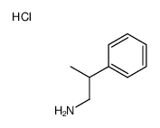 2-PHENYLPROPAN-1-AMINE HYDROCHLORIDE Structure