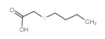 2-butylsulfanylacetic acid Structure
