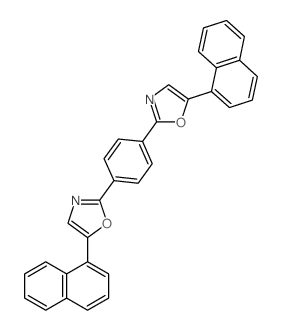 Oxazole,2,2'-(1,4-phenylene)bis[5-(1- naphthalenyl)-结构式