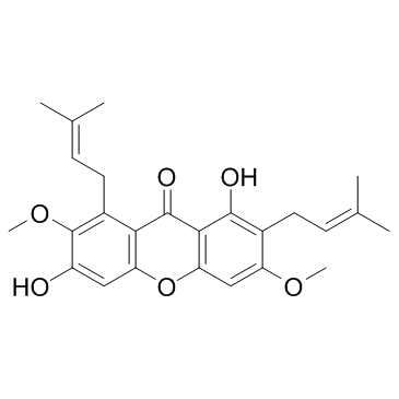 Beta-mangostin Structure