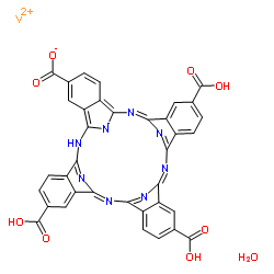 四羧基酞菁钒结构式