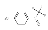4-Methylphenyl trifluoromethyl sulphoxide结构式