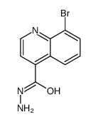 4-Quinolinecarboxylicacid,8-bromo-,hydrazide(9CI) Structure