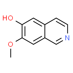 6-Isoquinolinol,7-methoxy-(9CI) structure