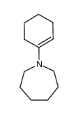 1-cyclohex-1-enyl-azepane Structure