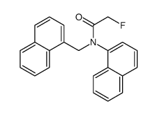 2-Fluoro-N-(1-naphtyl)-N-(1-naphtylmethyl)acetamide Structure